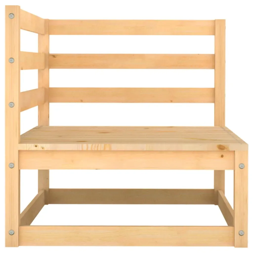 10 Piece Garden Lounge Set Solid Pinewood Price