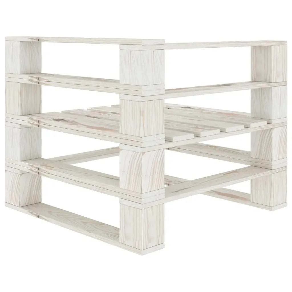 Garden 2-Seater Pallet Sofa Solid Pinewood Price