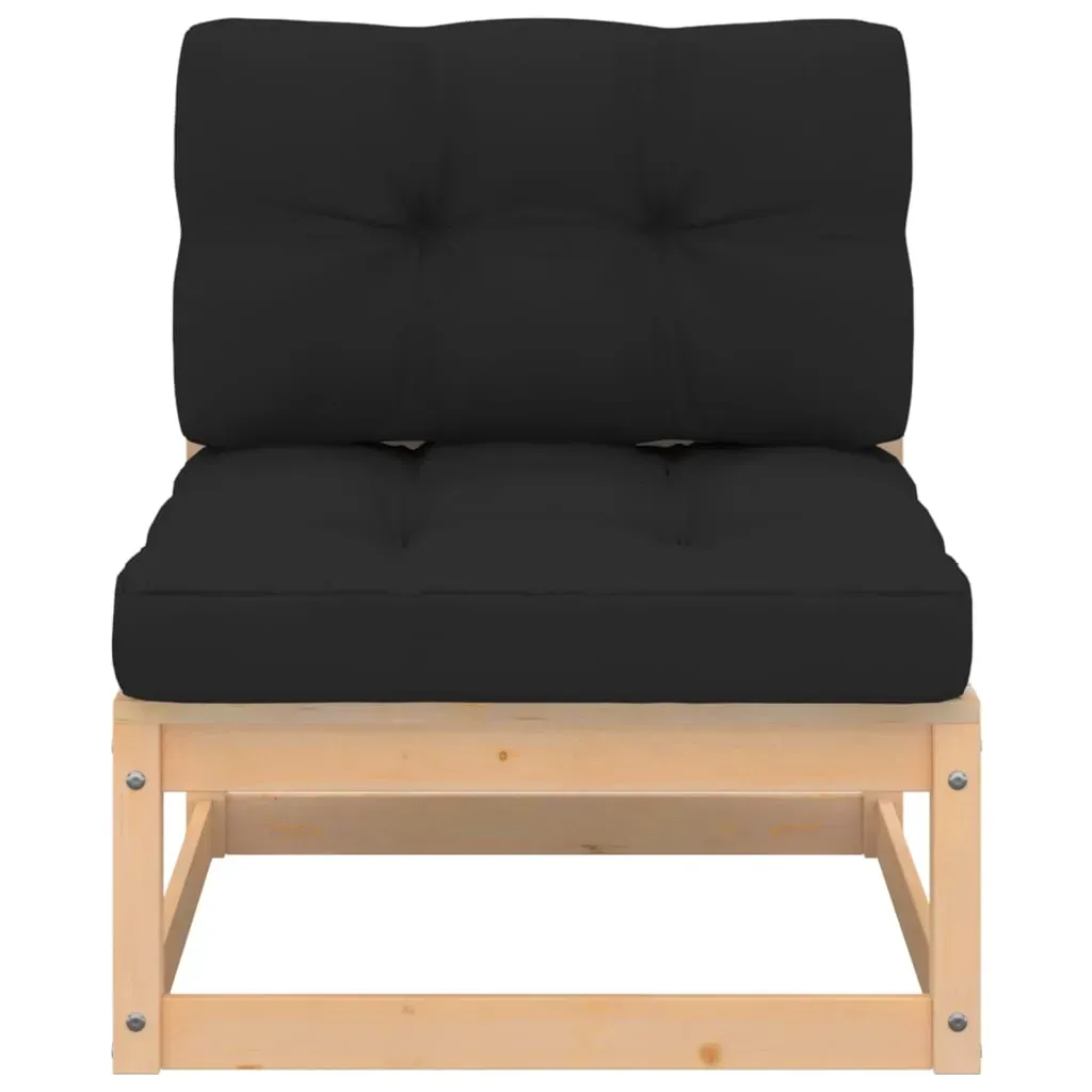 Garden Lounge Set with Cushions Solid Pinewood Price