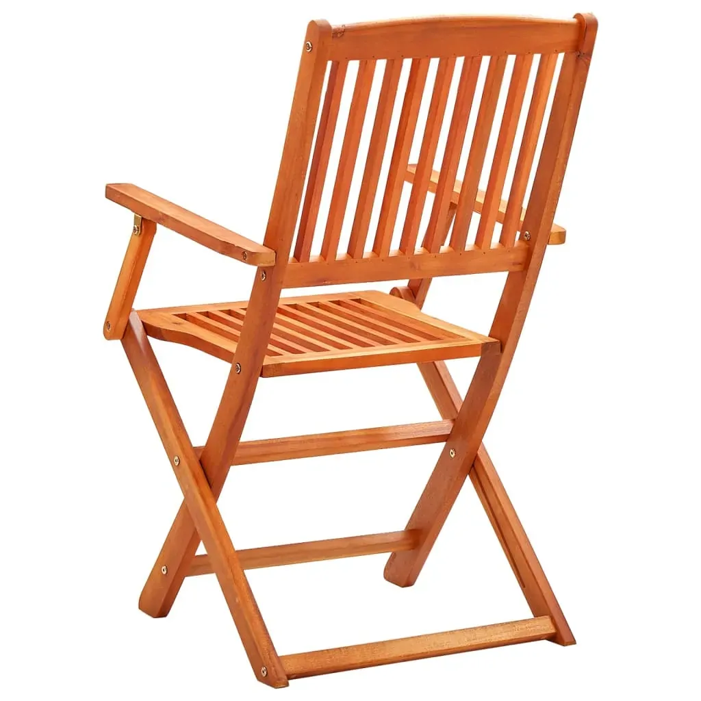 3 Piece Folding Outdoor Dining Set Solid Eucalyptus Wood Price