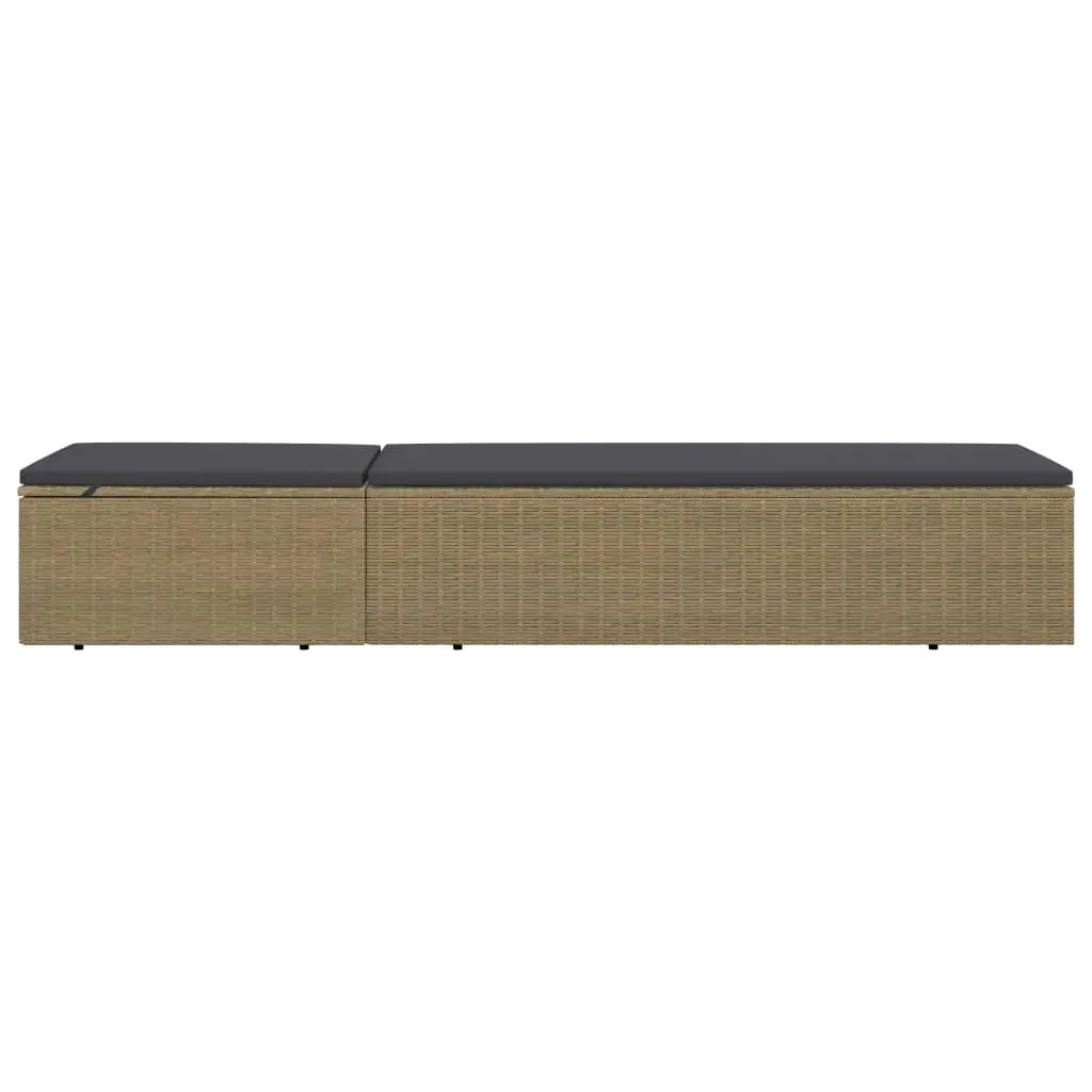 Sunlounger Poly Rattan and Price