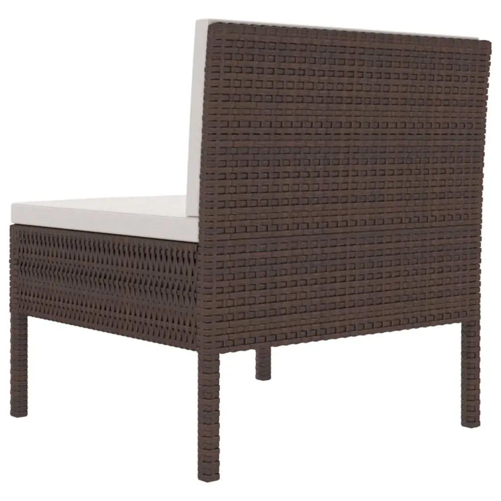 Garden Chairs 3 pcs with Cushions Poly Rattan Price