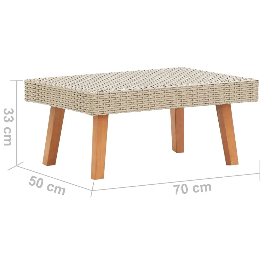 Garden Coffee Table Poly Rattan Price