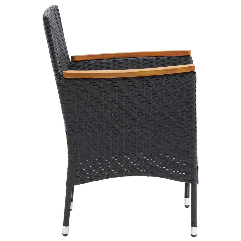 Garden Dining Chairs 4 pcs Poly Rattan Price