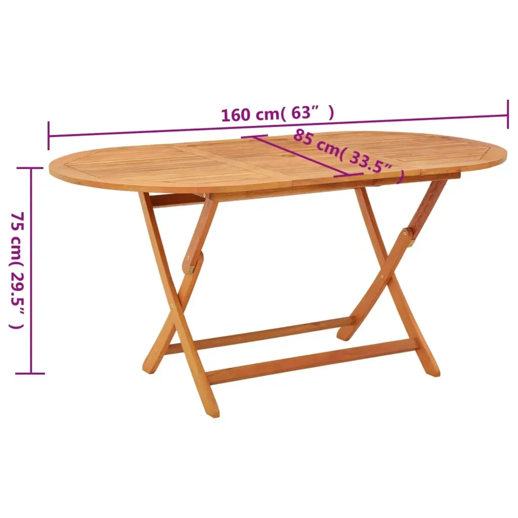 Folding Garden Table Solid Eucalyptus Wood Price