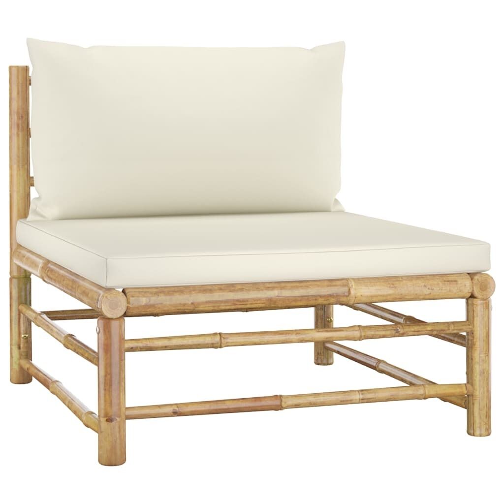 Garden Lounge Set with Cushions Bamboo Price