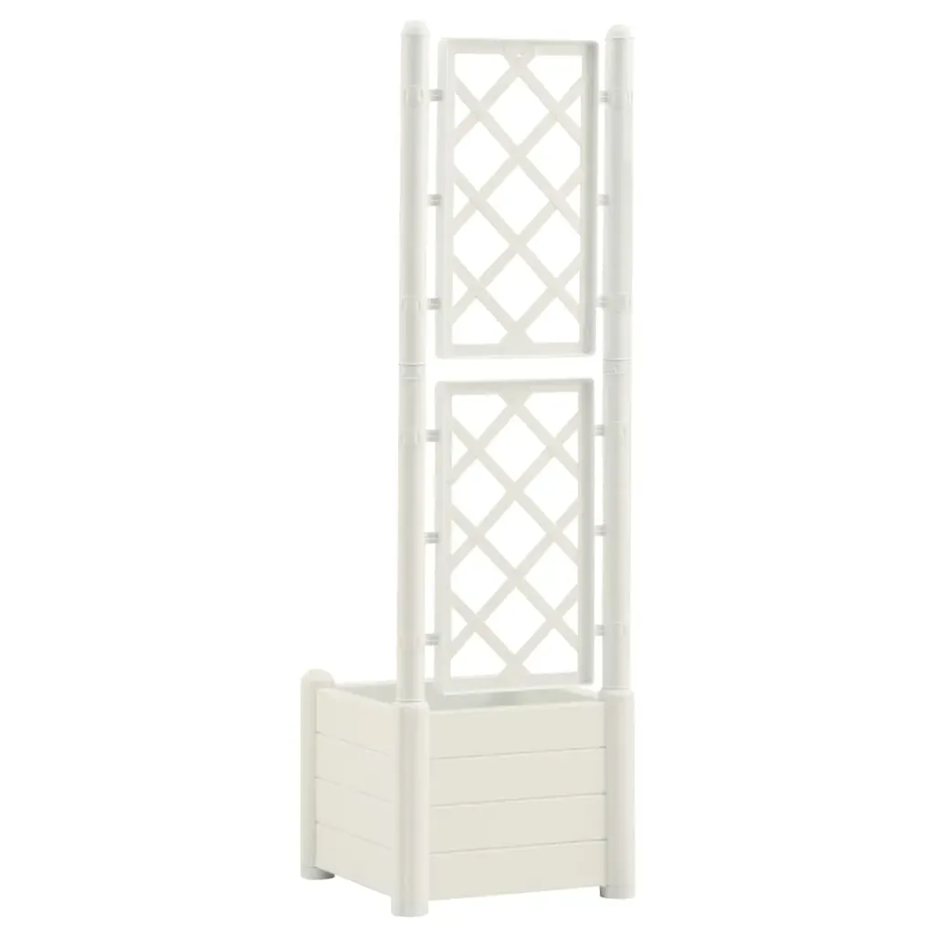 Garden Planter with Trellis PP Price