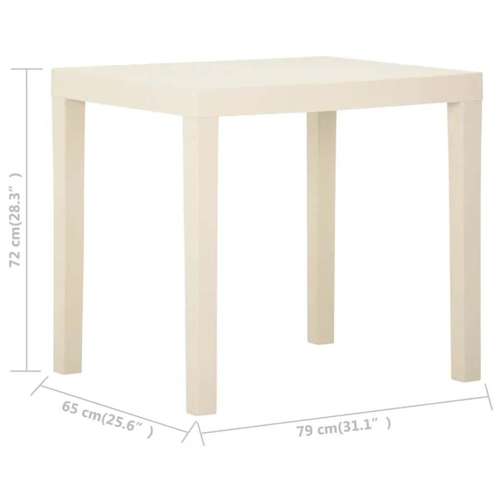 Garden Table 79x65x72 cm Plastic Price