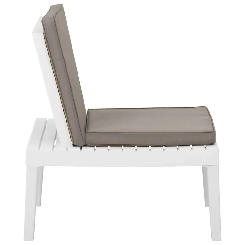 Garden Lounge Chair with Cushion Plastic Price