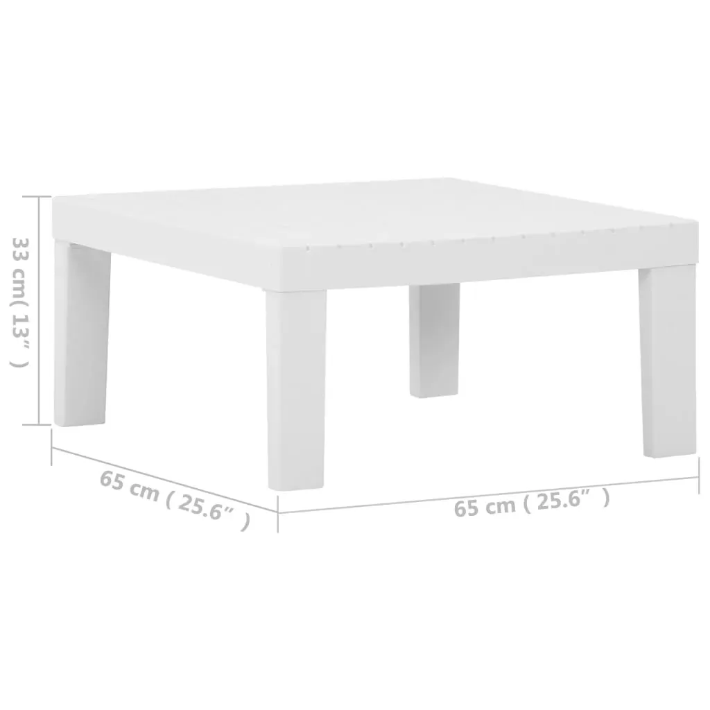 Garden Lounge Table Plastic Price