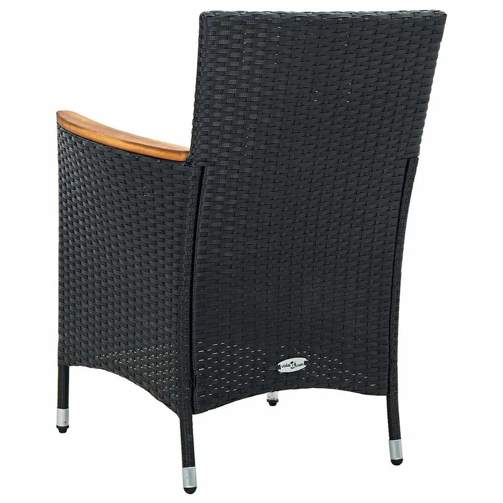 Garden Dining Chairs 4 pcs Poly Rattan Price