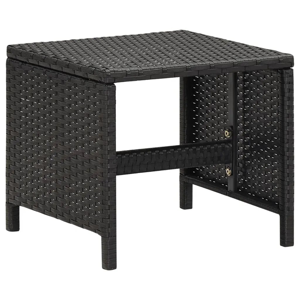 Garden Stools 4 pcs with Cushions Poly Rattan Price