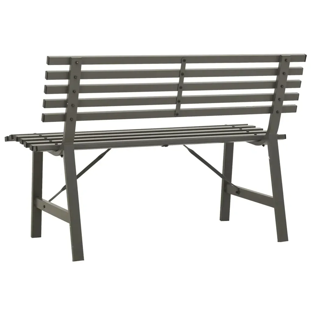 Garden Bench 110 cm Steel Price