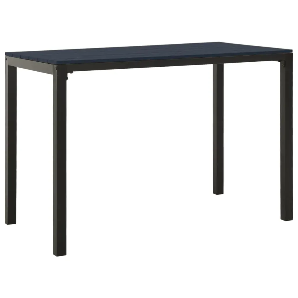 3 Piece Garden Dining Set Steel and WPC Price