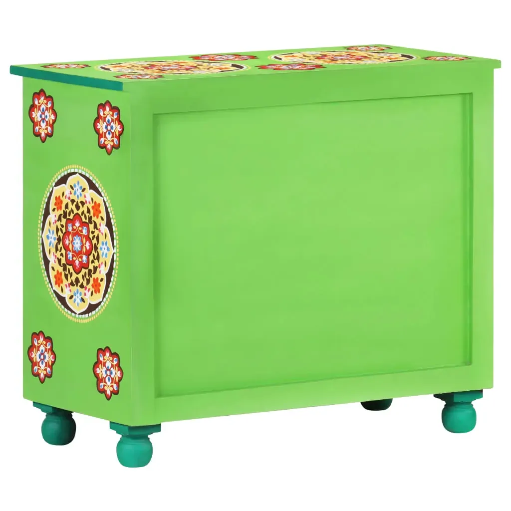 Hand Painted Sideboard 70x35x60 cm Solid Mango Wood Price