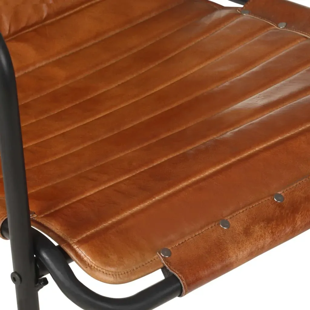 Relaxing Armchair with a Footrest Real Leather Price