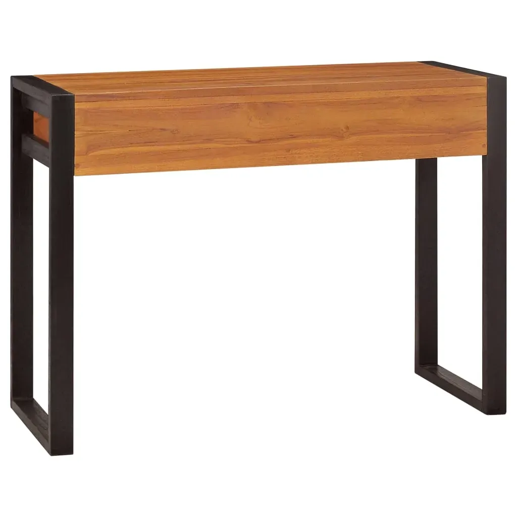 Desk with 2 Drawers Recycled Teak Wood Price