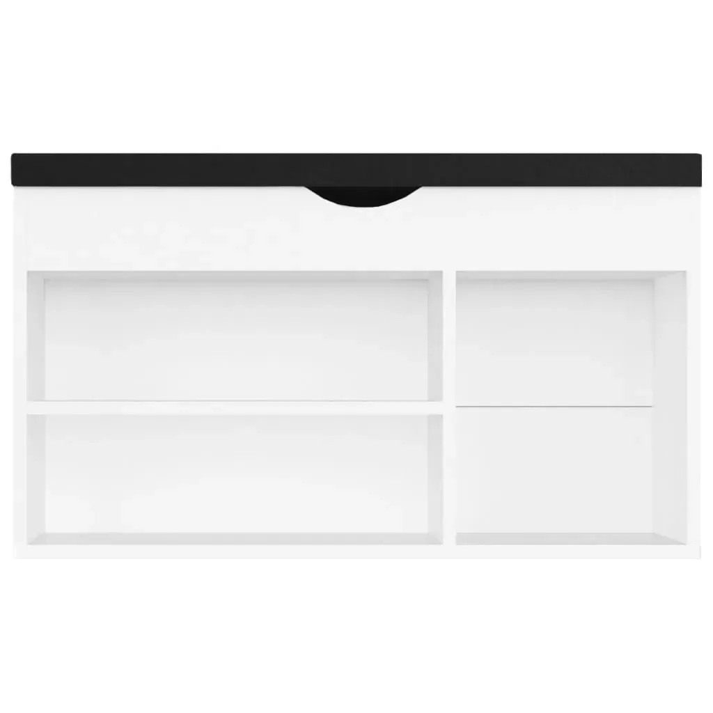 Shoe Bench with Cushion 80x30x47 cm Engineered Wood Price