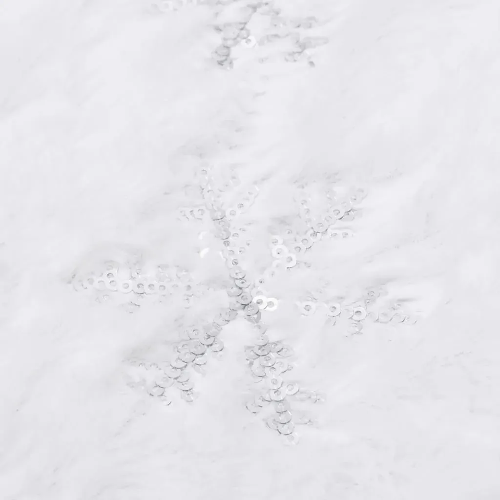 Luxury Christmas Tree Skirt White Faux Fur Price