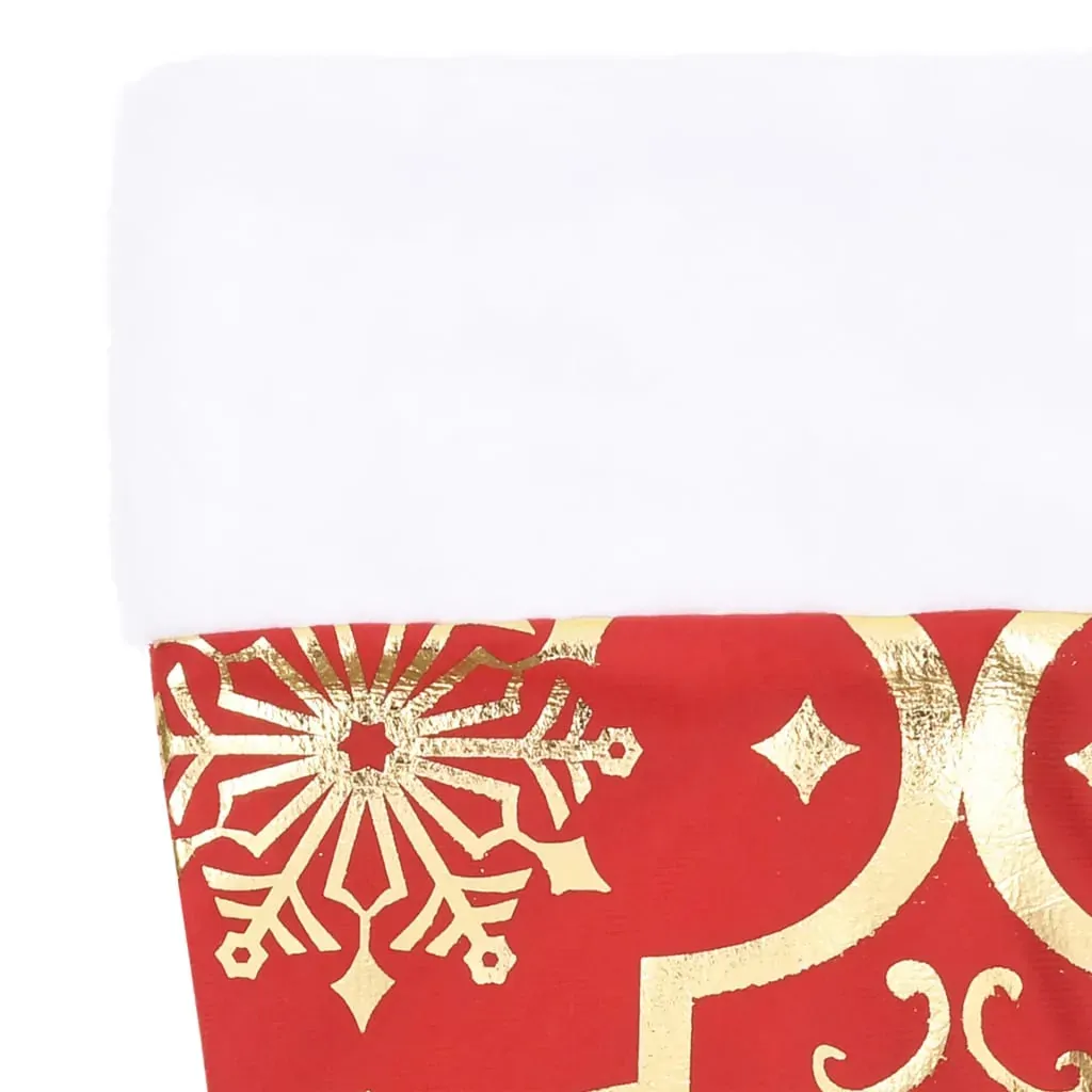 Luxury Christmas Tree Skirt with Sock Red Fabric Price