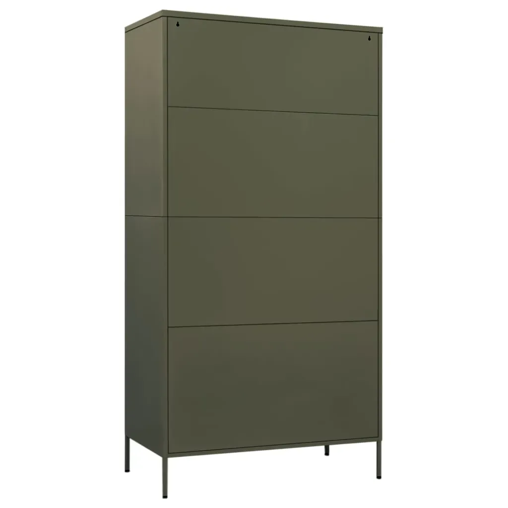 Wardrobe Olive 90x50x180 cm Steel Price