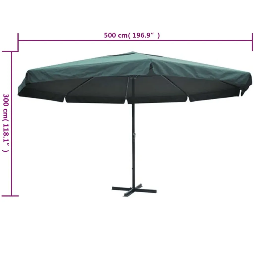 Parasol Samos 500 cm Aluminium Price