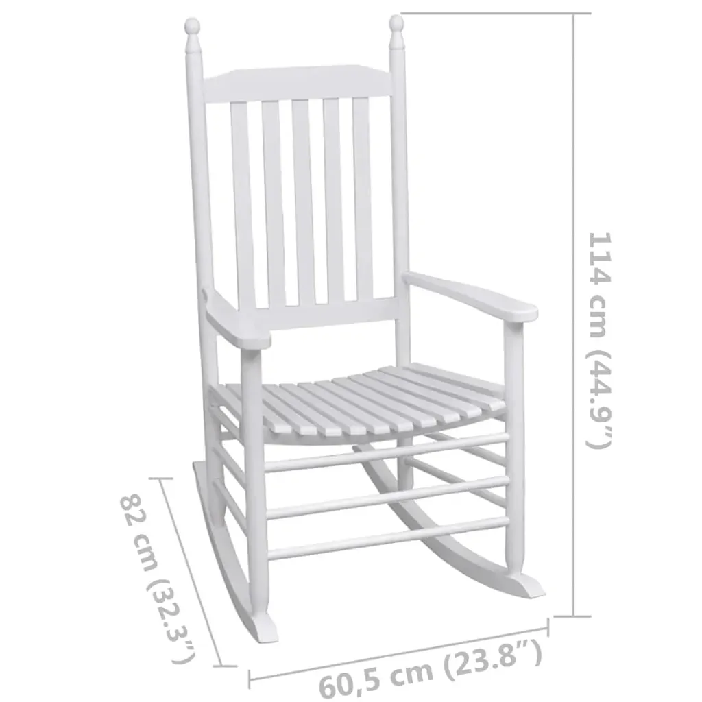 Rocking Chair with Curved Seat Wood Price