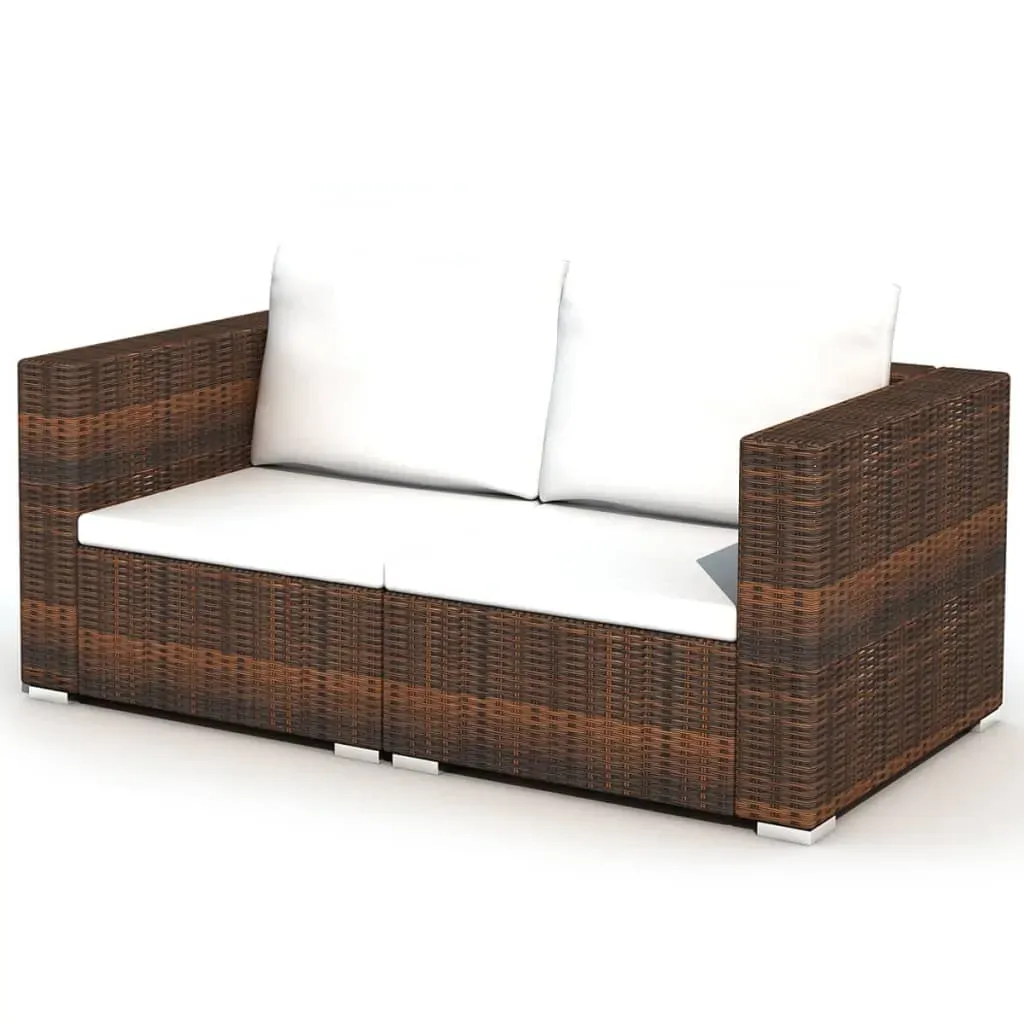 10 Piece Garden Lounge Set with Cushions Poly Rattan Price