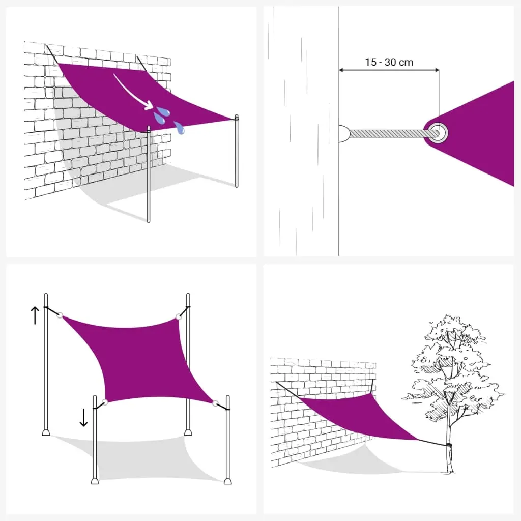 Sunshade Sail Oxford Fabric Triangular Price