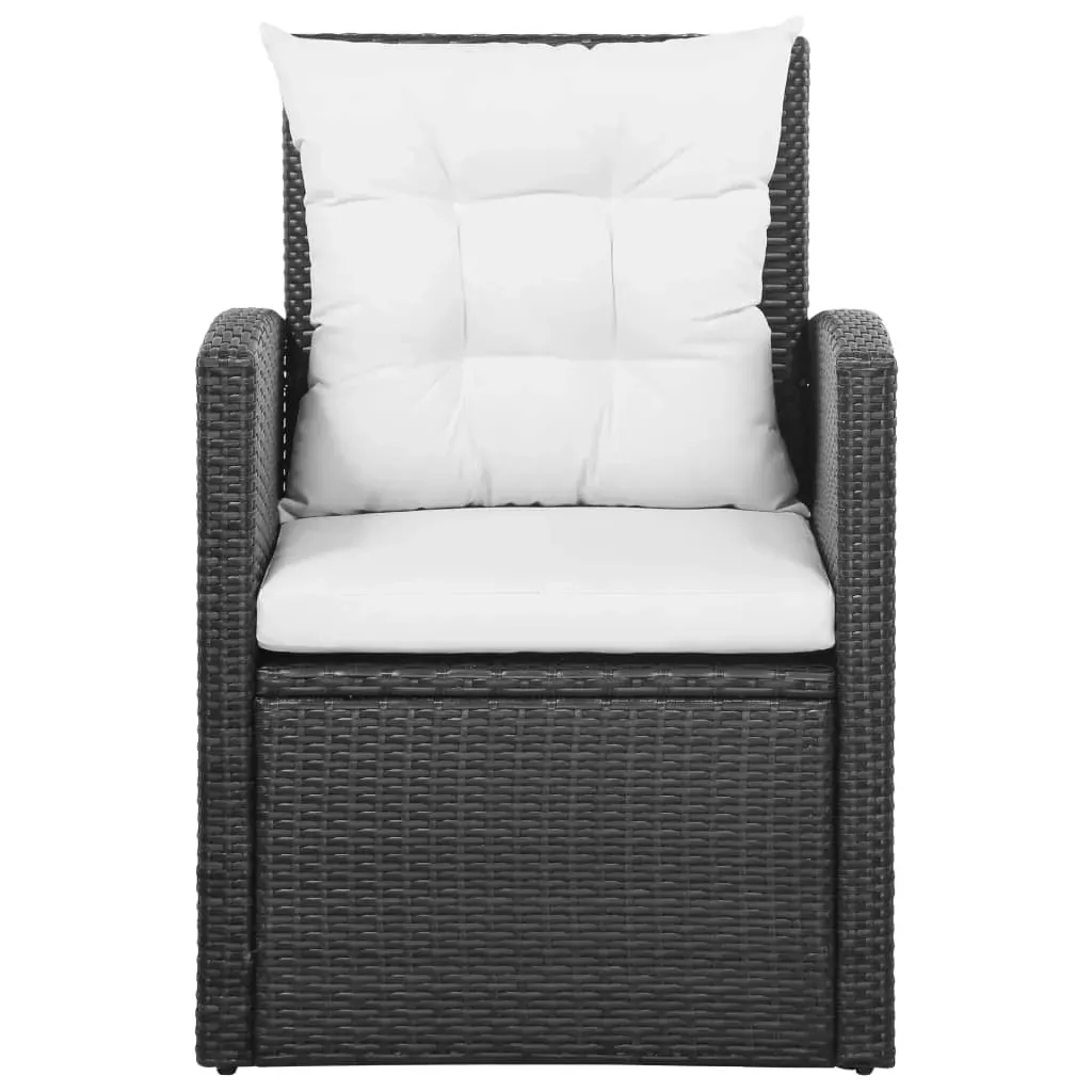 5 Piece Garden Lounge Set with Cushions Poly Rattan Price
