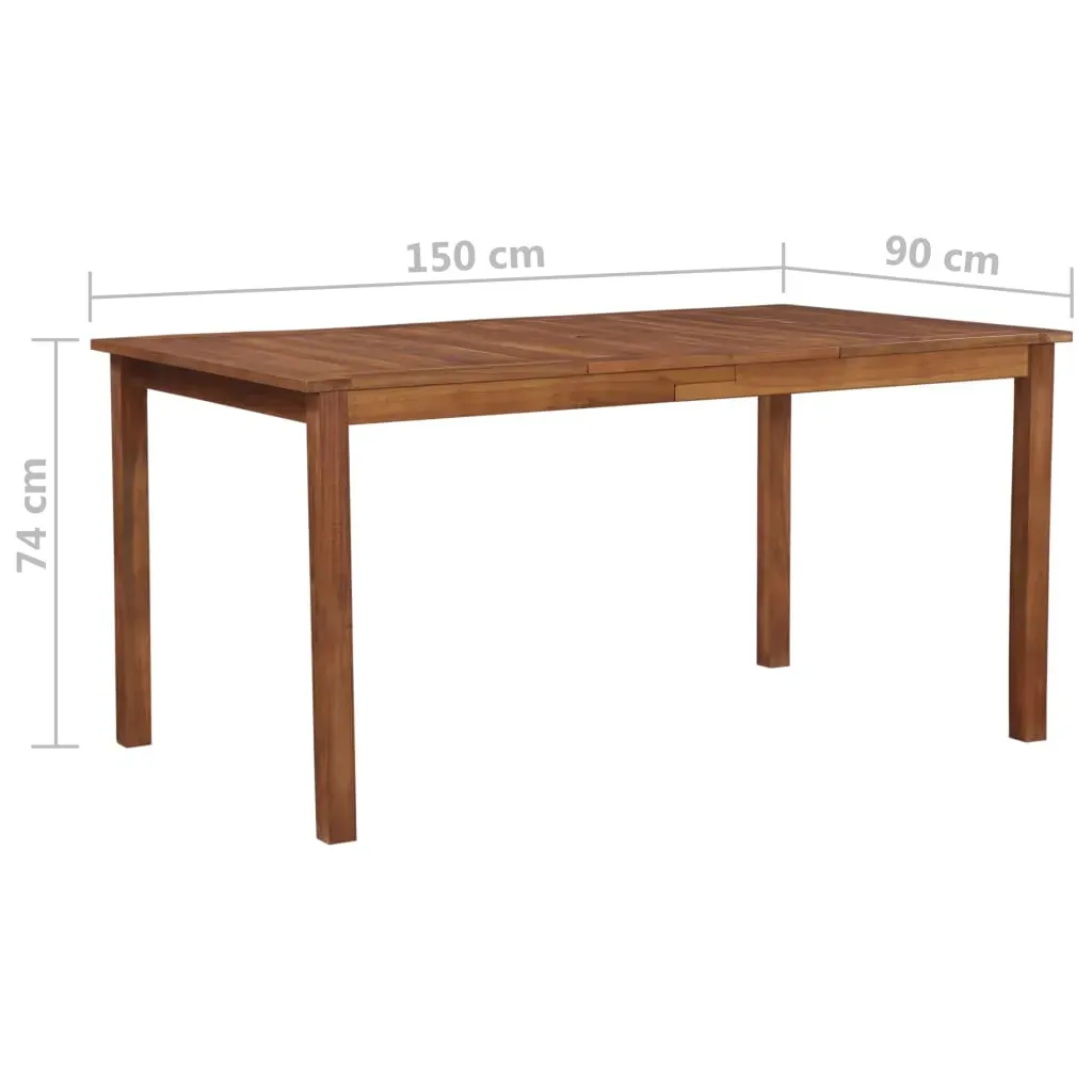 Garden Table Solid Acacia Wood Price