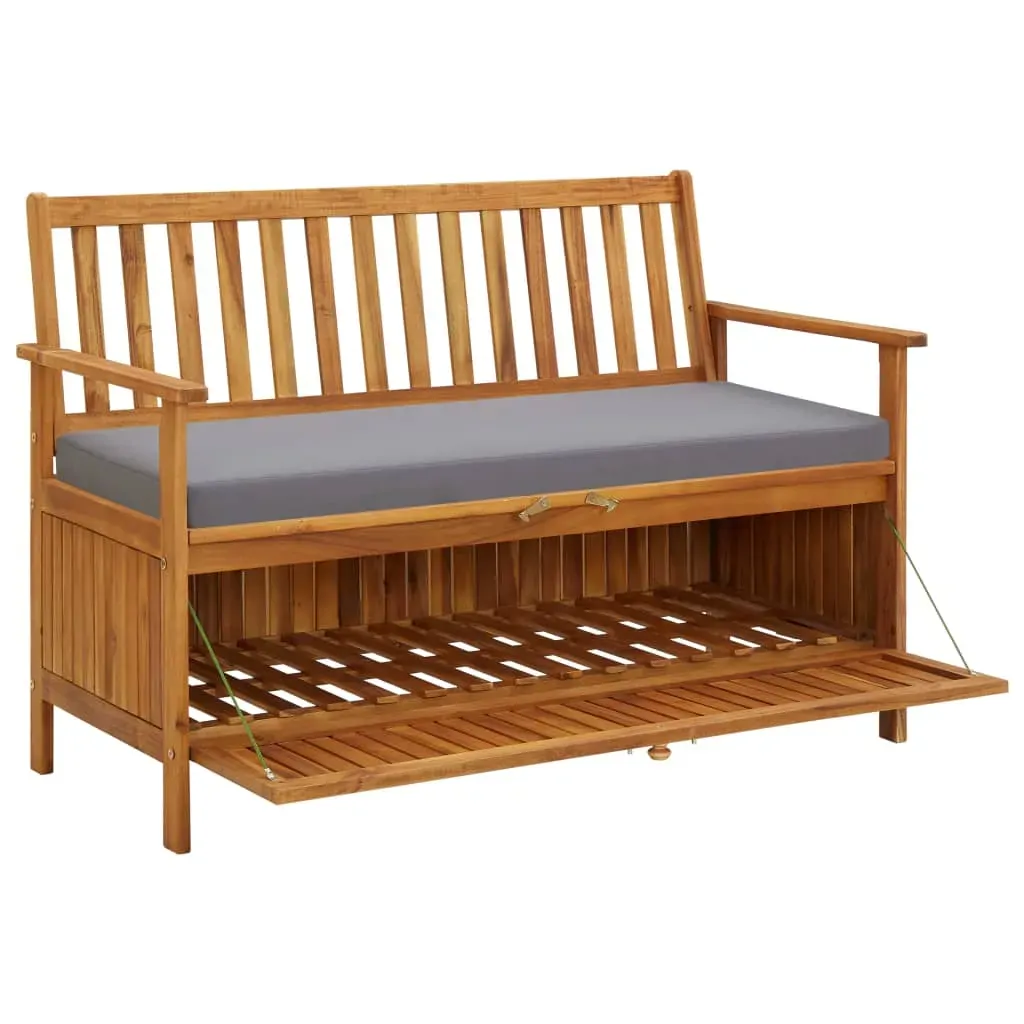 Garden Storage Bench Solid Acacia Wood Price