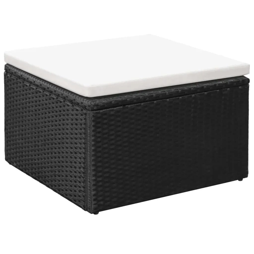 4 Piece Garden Lounge Set Poly Rattan Price