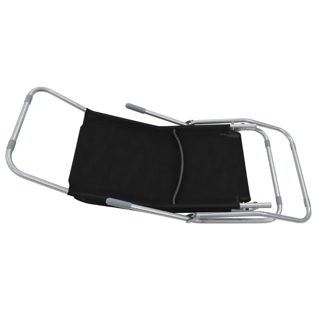 Folding Sun Loungers 2 pcs Textilene Price