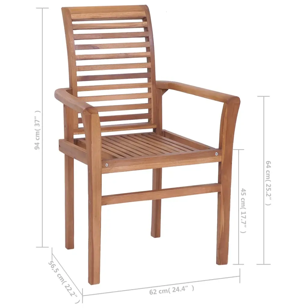 Stacking Dining Chairs Solid Teak Price