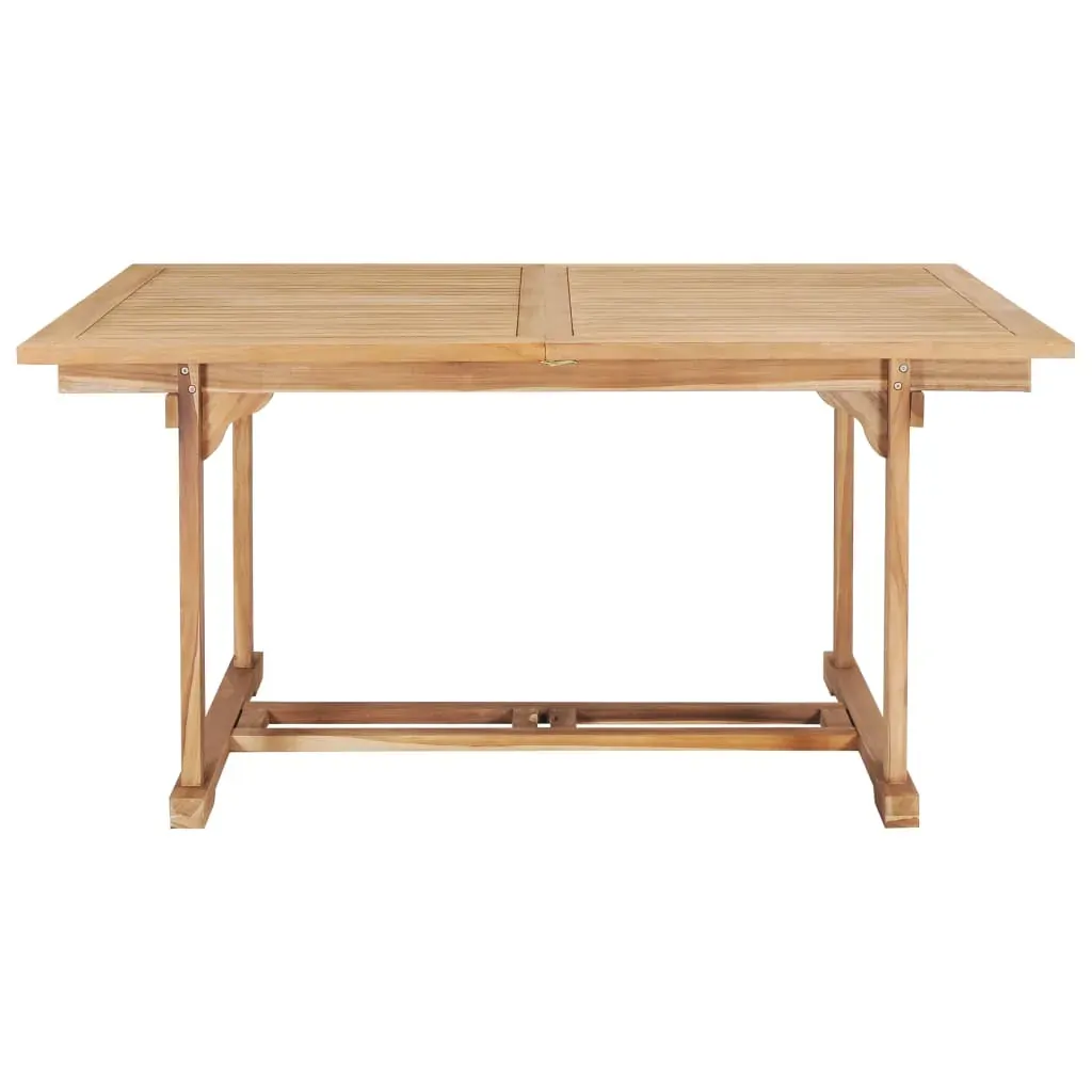 Extending Garden Table Solid Teak Wood Price