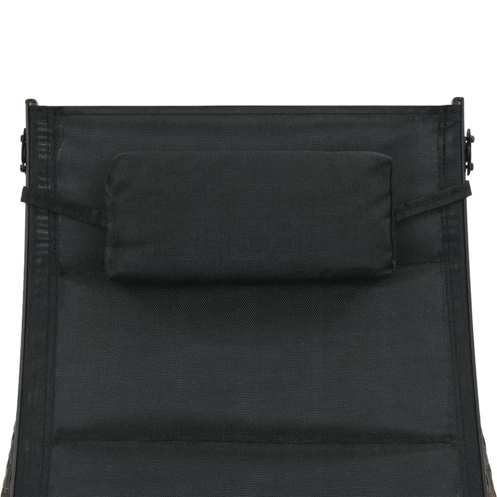 Sun Lounger Poly Rattan and Textilene Price