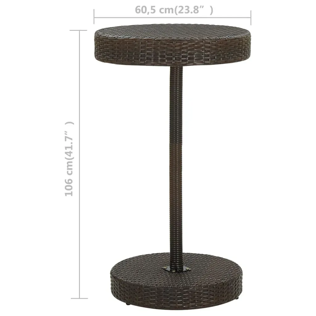 Garden Table Poly Rattan Price