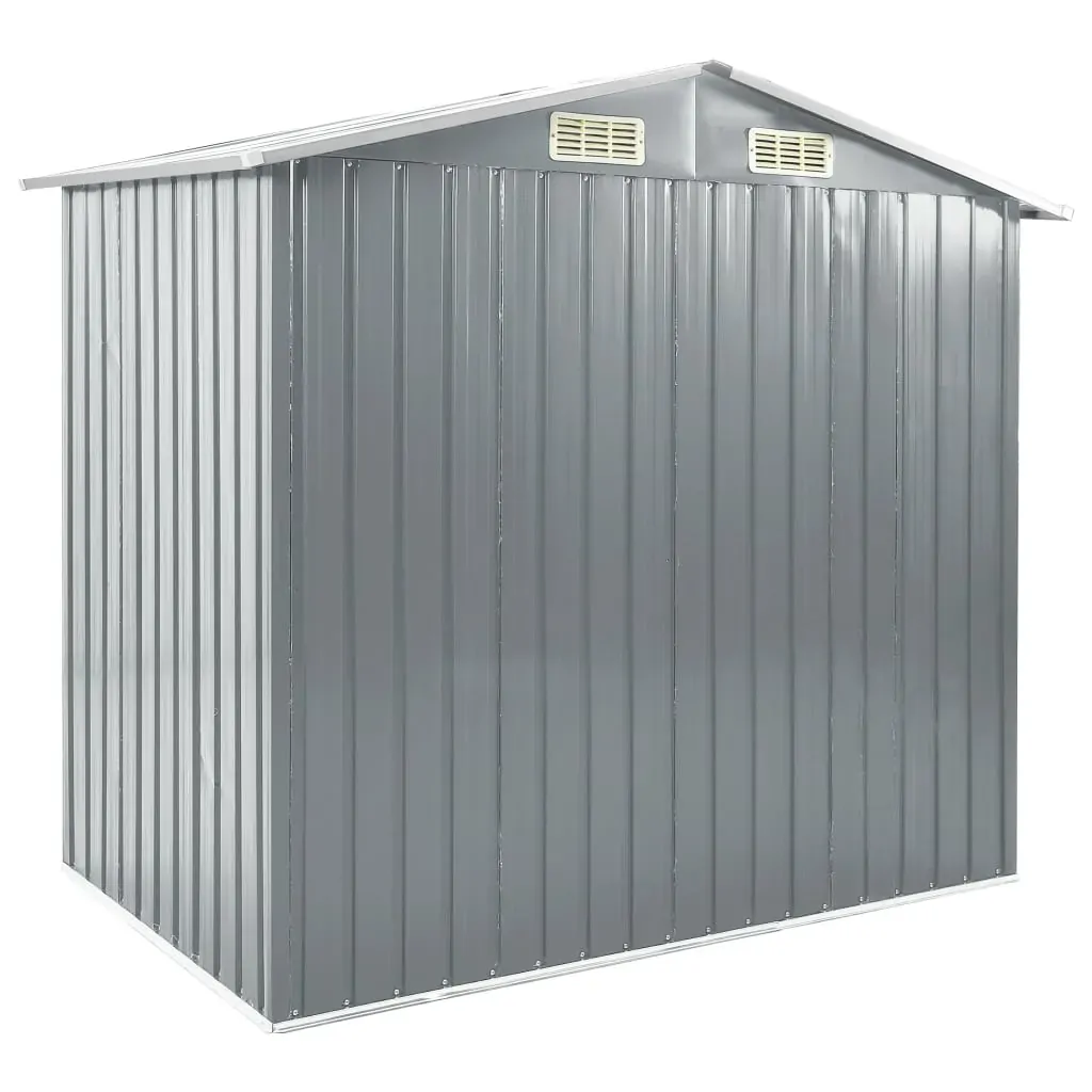 Garden Shed with Rack 205x130x183 cm Iron Price