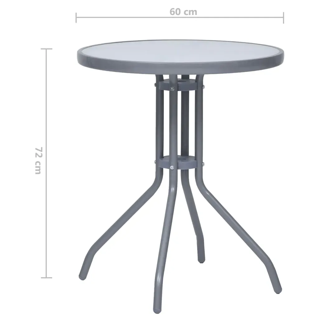 Garden Table Steel and Glass Price
