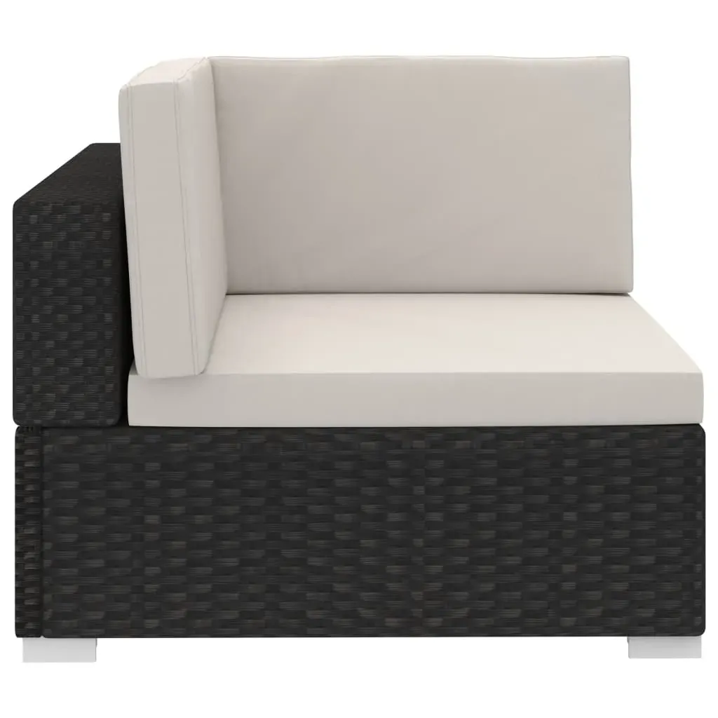 Garden Sofa Set with Cushions Poly Rattan Price