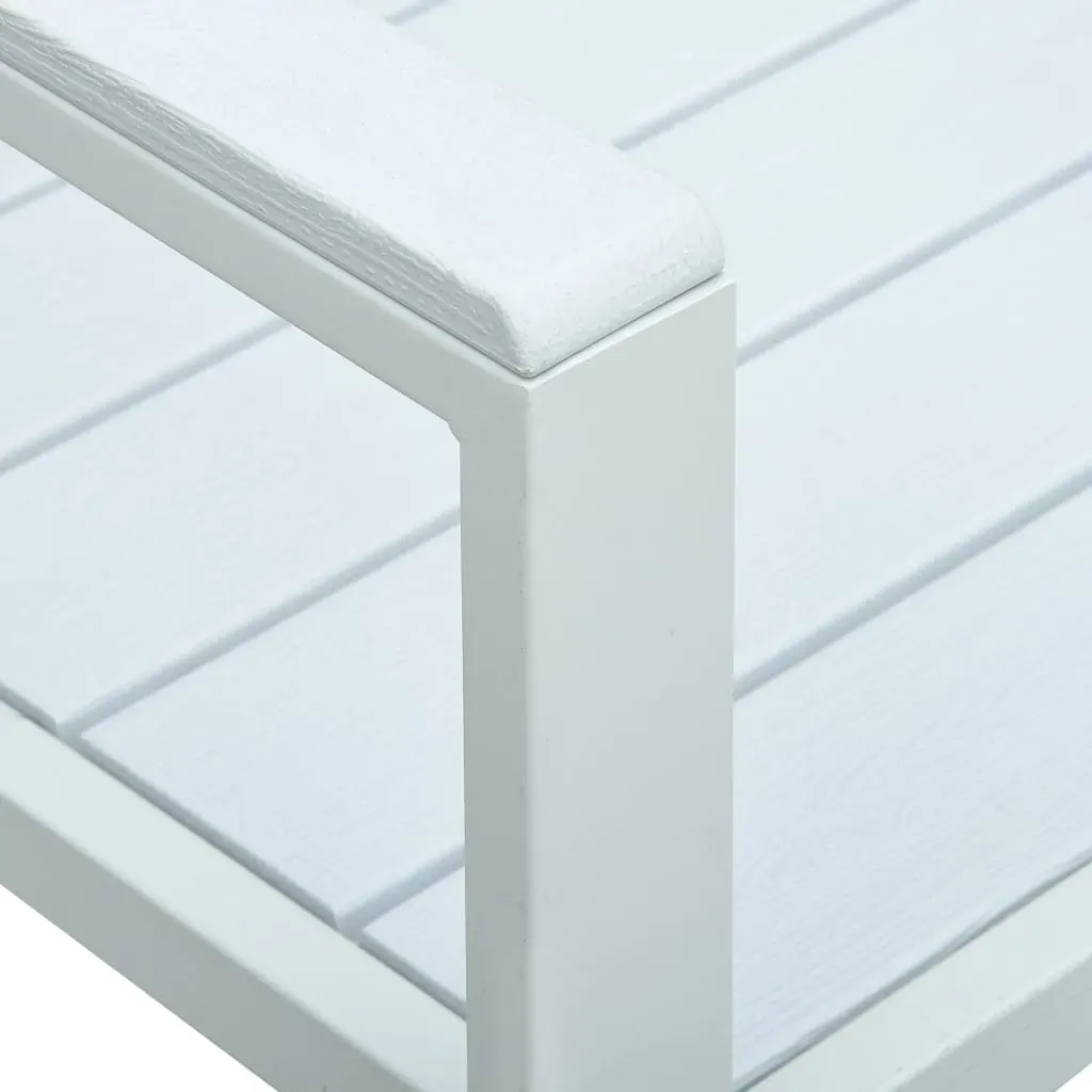 Garden Bench 120 cm HDPE Wood Look Price
