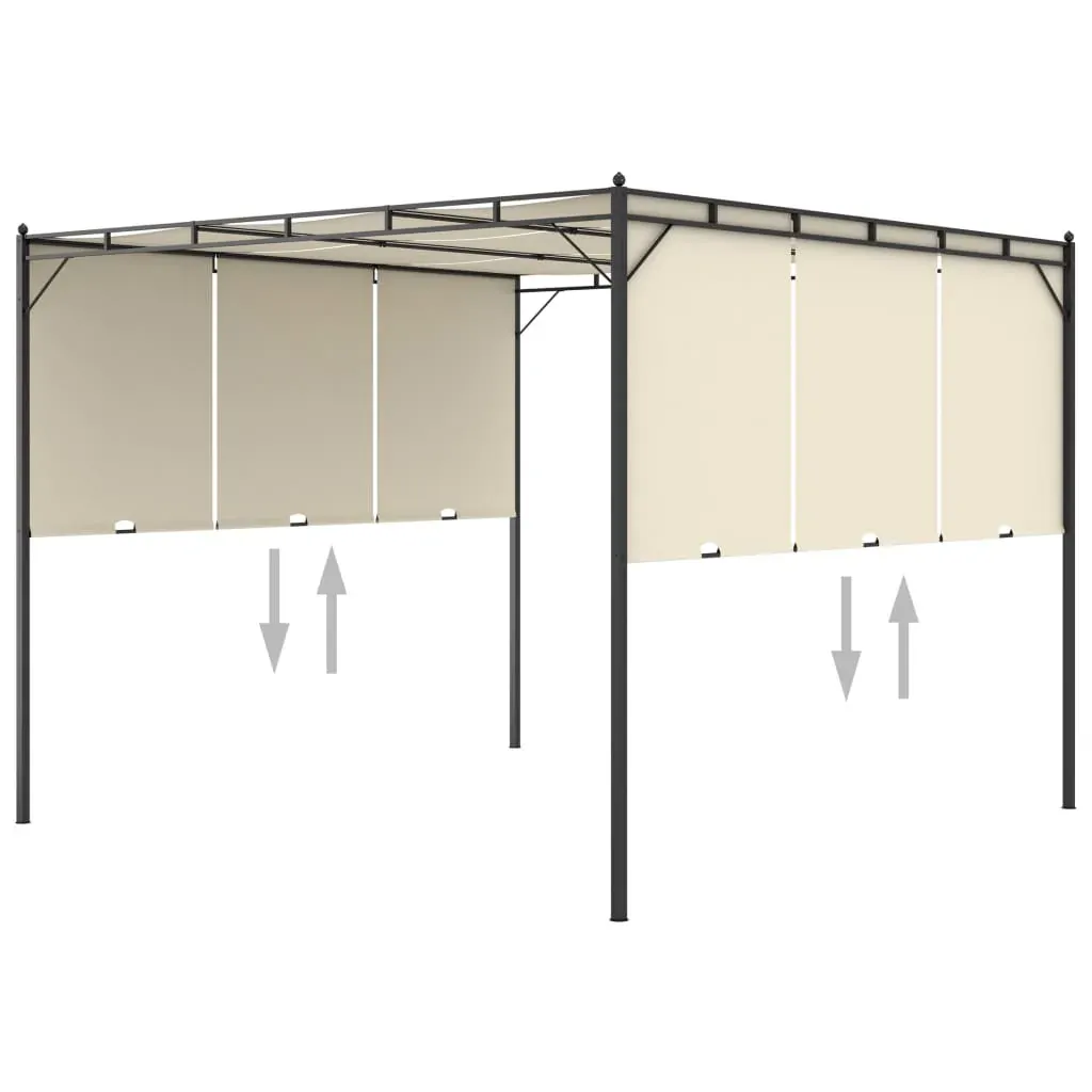 Garden Gazebo with Side Curtain Price