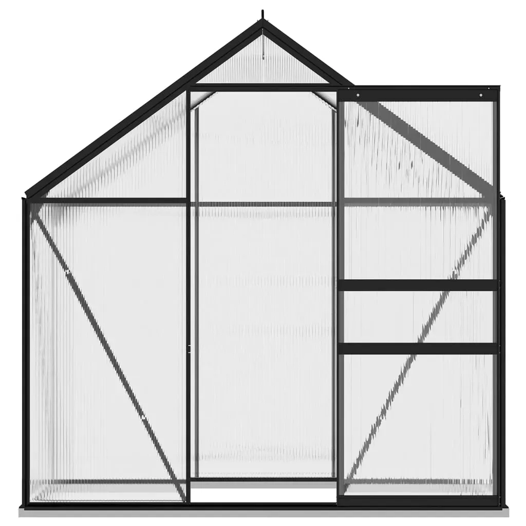 Greenhouse with Base Frame Anthracite Aluminium Price