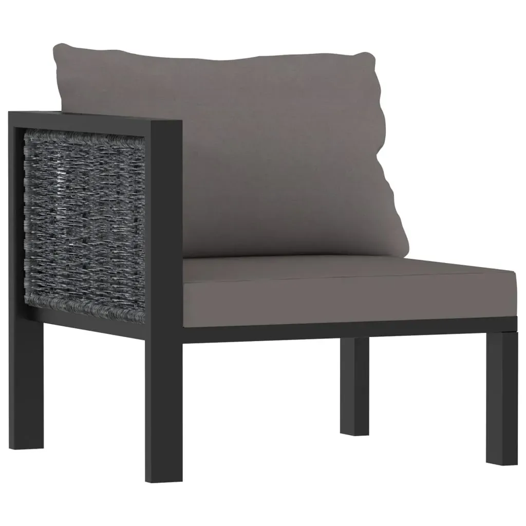 Sofa with Cushions Anthracite Poly Rattan Price