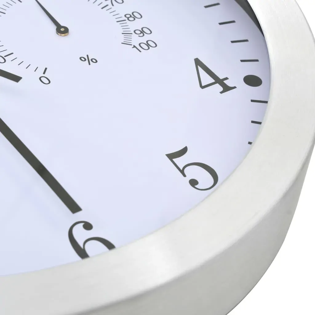 Wall Clock with Quartz Movement Hygrometer and Thermometer 30 cm Price