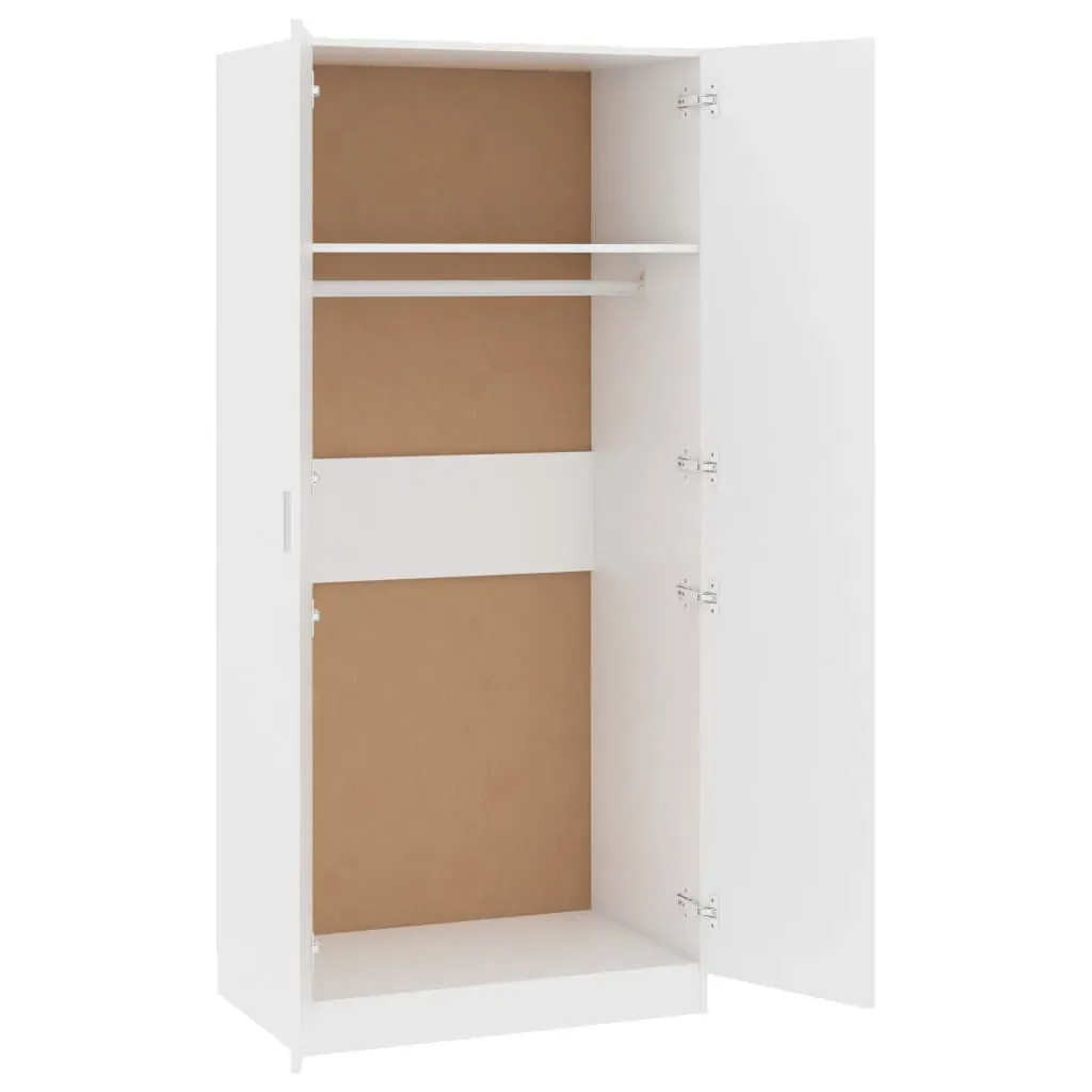 Wardrobe 80x52x180 cm Engineered Wood Price