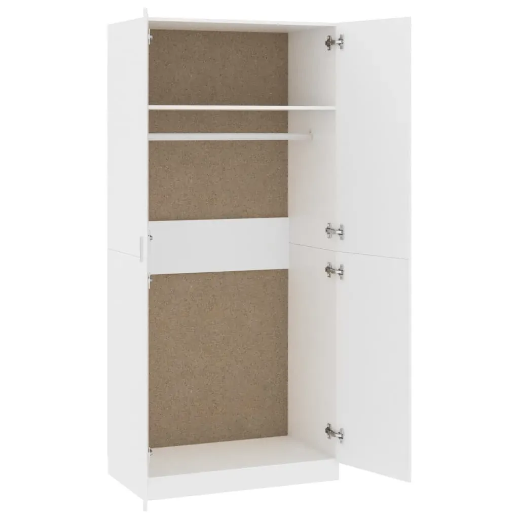 Wardrobe 90x52x200 cm Engineered Wood Price