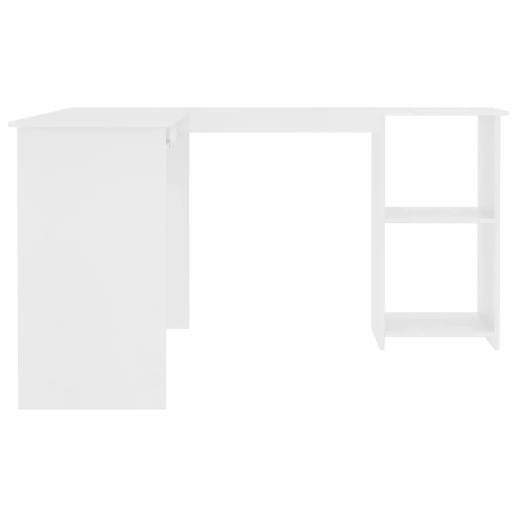 L-Shaped Corner Desk 120x140x75 cm Engineered Wood Price