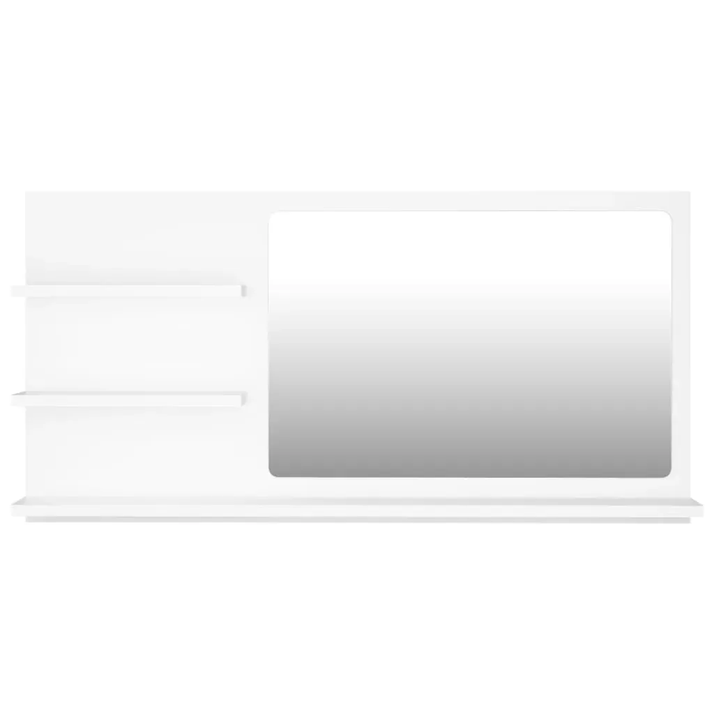 Bathroom Mirror 90x10.5x45 cm Engineered Wood Price